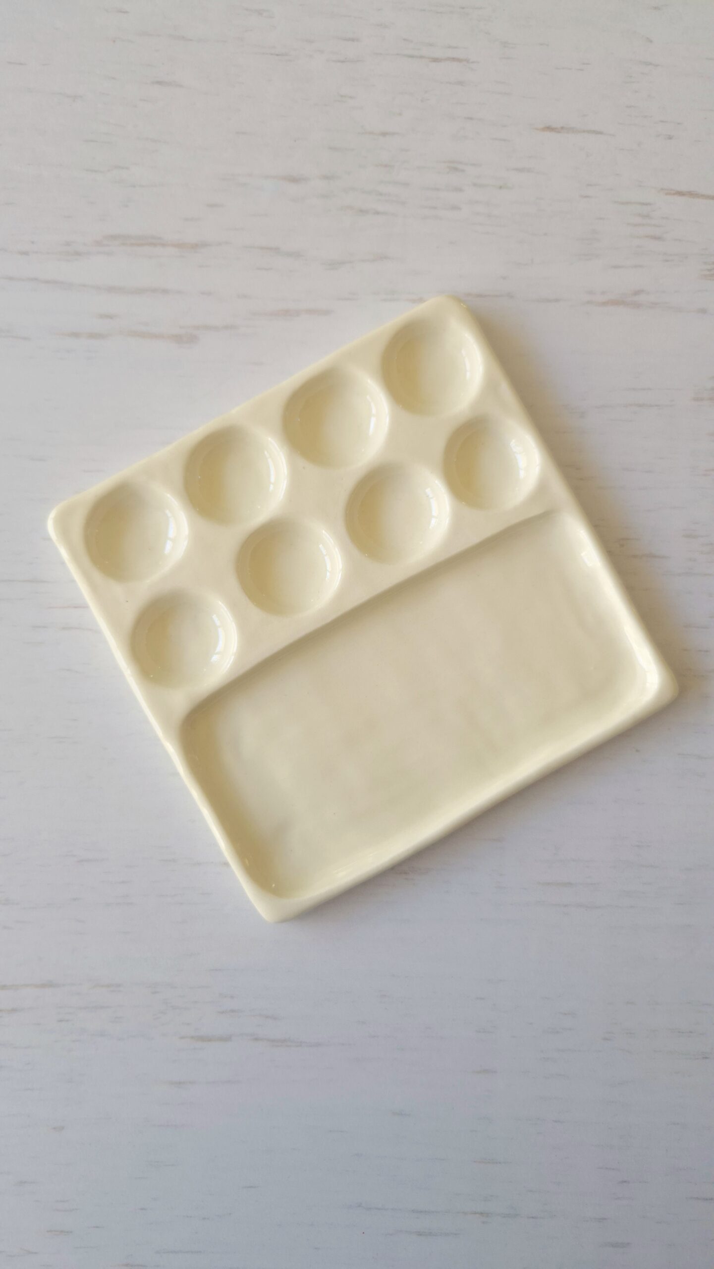 Mezclador de cerámica para pintura diseño cuadrado